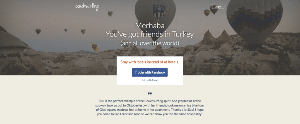 Couchsurfing