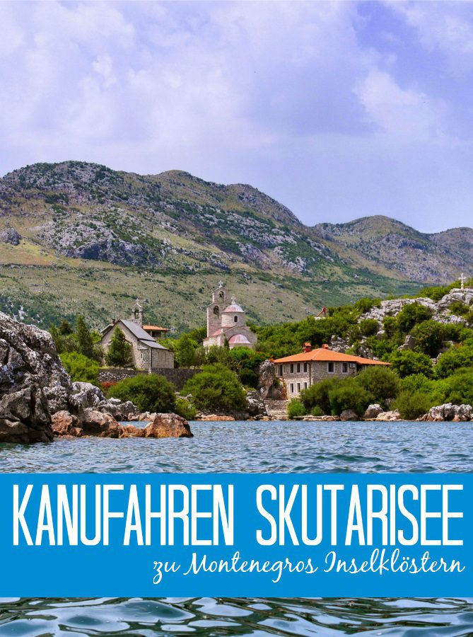 Kanufahren auf Montenegros Skutarisee