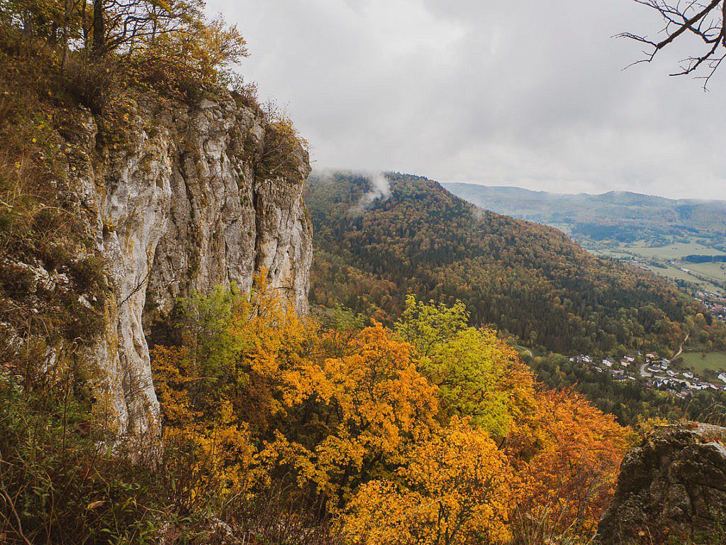 Traufgang Felsenmeersteig Schwäbische Alb