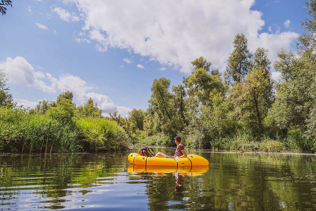 Packrafting in Europa - Biesbosch