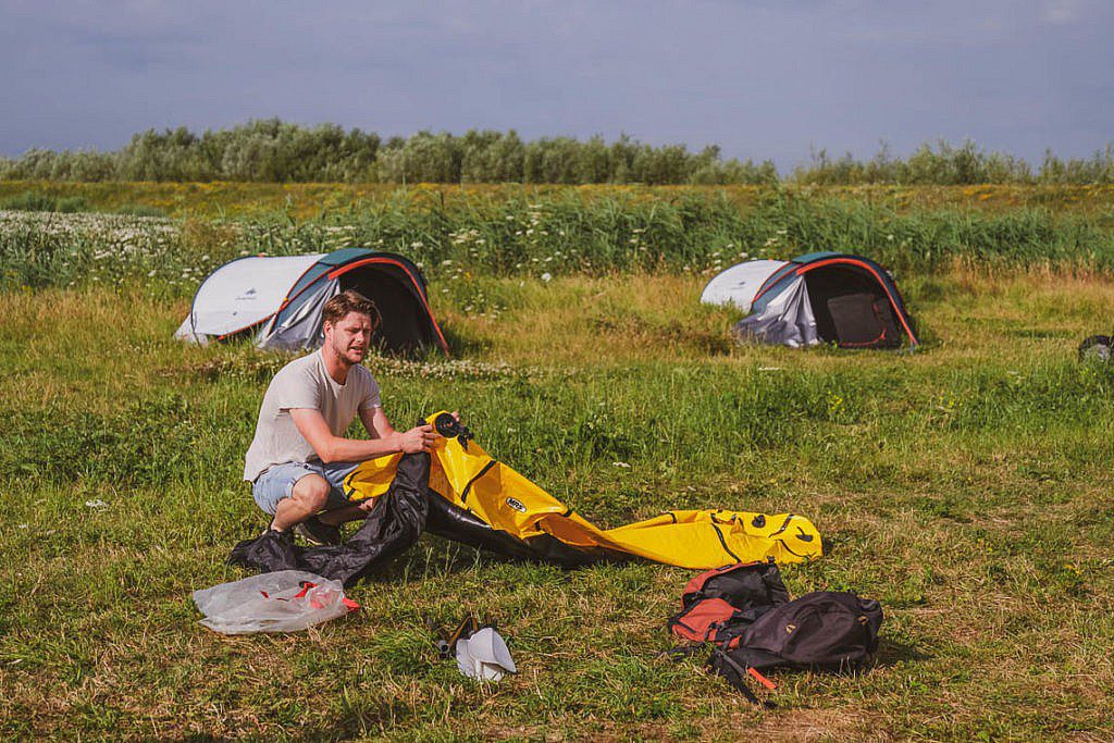 Packrafting im Biesbosch Mikroabenteuer