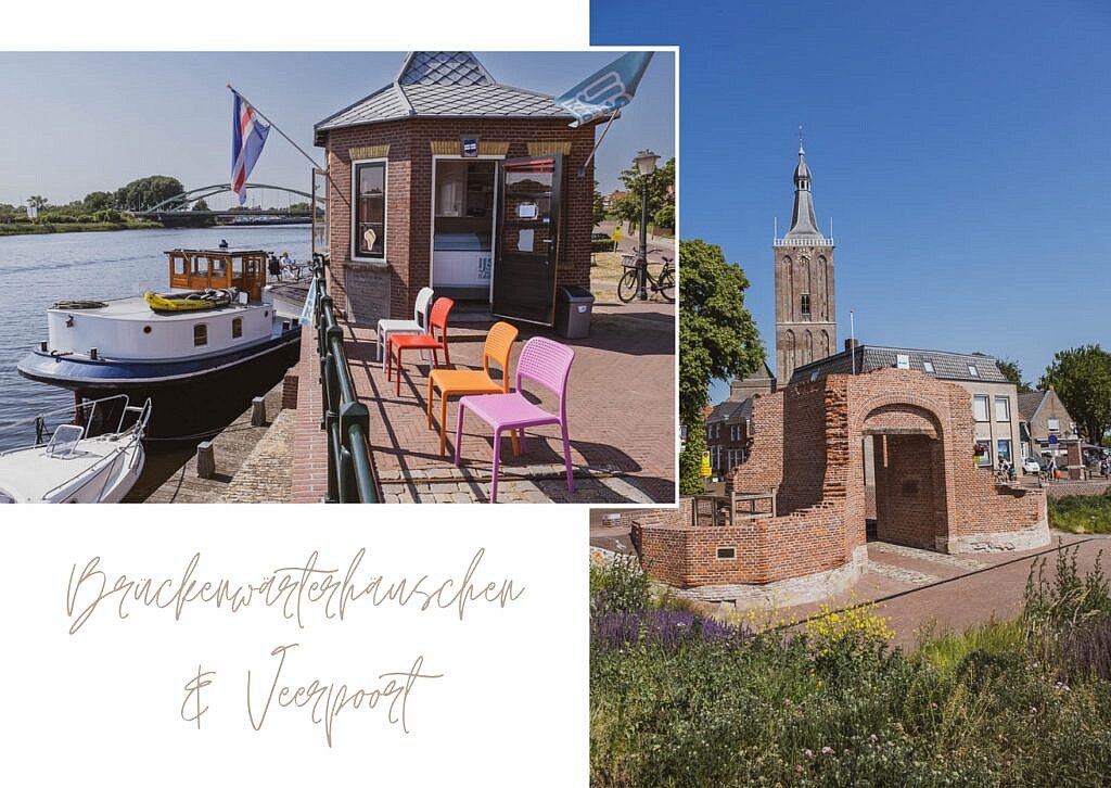 Brückenwärterhäuschen und Veerpoort Hasselt Niederlande