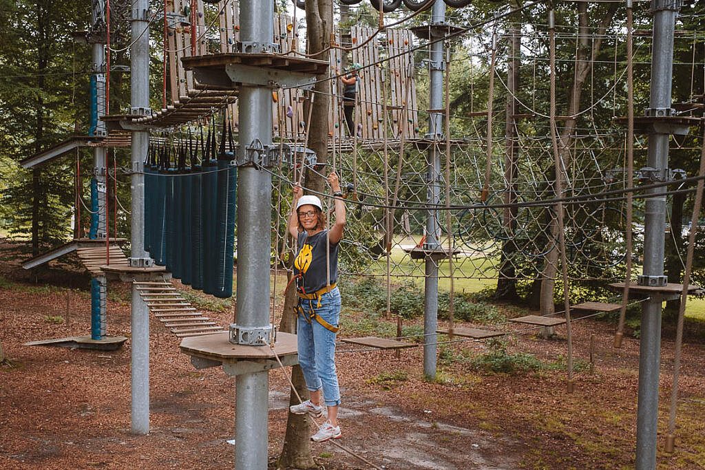 Outdoor-Aktivitäten im Vechtdal - Hochseilgarten Ommerland
