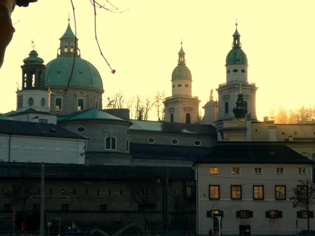 Salzburg in der Wintersonne