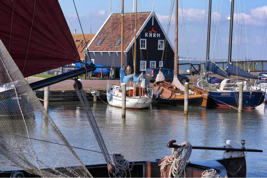 Insel Marken in Holland - Hafen