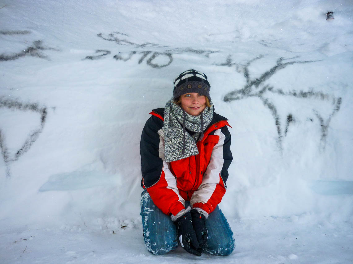 Im Wildnisdorf in Lappland Rentiere, Iglus & kein Strom
