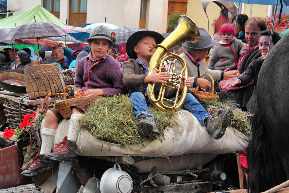 Kurzurlaub in Südtirol - Almabtrieb