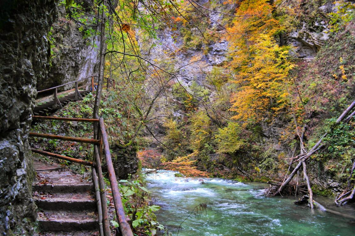 Kurzurlaub Slowenien - Vintgar Klamm