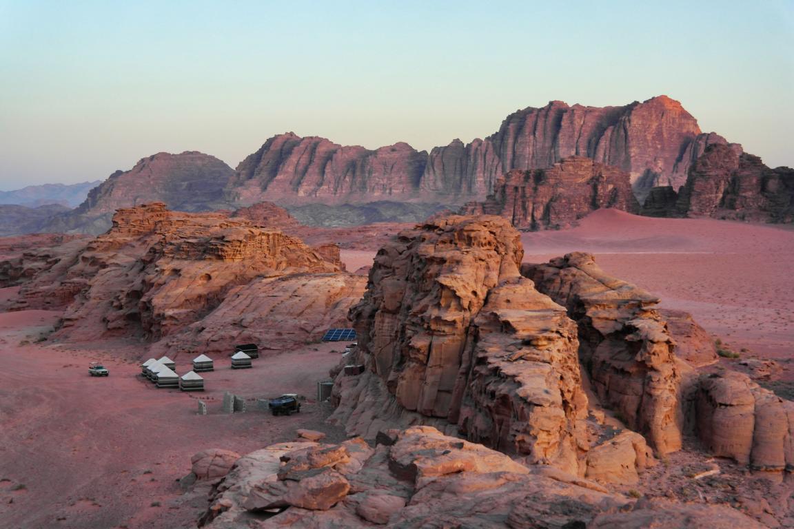Besondere Unterkünfte in Jordanien - Wadi Rum Sky Camp