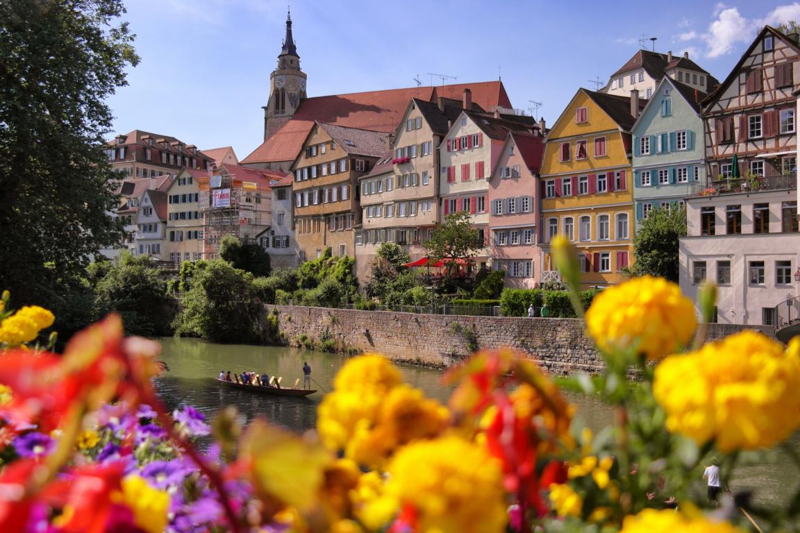 Neckarfront in Tübingen